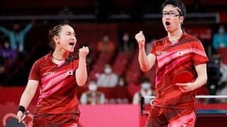 日本が泣いた伊藤美誠の表情　歴史的瞬間をとらえた2枚に反響「この笑顔、幸せくれる」