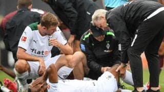 ケガ人多数のボルシアMG、FWプレアもフレンドリーマッチでヒザを負傷