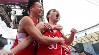 3x3男子日本代表が中国代表にノックアウト勝利！　最終戦で予選突破を決める／東京オリンピック