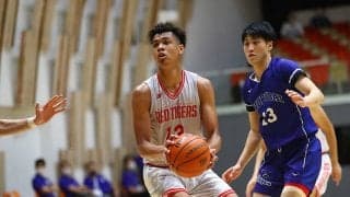 得点源として奮闘した開志国際の介川アンソニー翔…「ウインターカップは優勝したい」