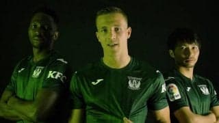 モチーフは“キュウリ”、柴崎岳が所属するレガネスのアウェイキット発表動画で熱演