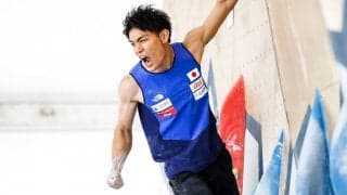 楢崎智亜　金メダルで、クライミング人気を爆発させたい