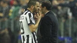 ボヌッチに主将は任せないと断言のアッレグリ「どこかで買い、街中などでそれをつけてプレーするしかない」