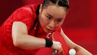 【五輪卓球】伊藤美誠、圧勝でシングルス4強入り　2冠まであと2つ