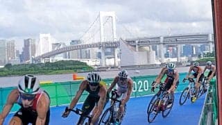 アスリート見下ろす「お台場のガンダム」に米サイトも注目「素敵な光景があった」