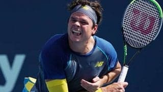 ラオニッチ 惜敗で復帰戦黒星