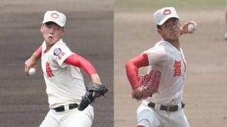 【高校野球】「最後の夏は2人で…」争ったエースナンバー、智弁学園左右2枚看板の物語