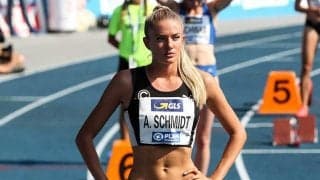 「1番美しいアスリート」　シュミットの選手村入りを日本ファン歓迎「いらっしゃい」