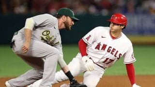 【MLB】「今まで見た中で最も上品」　大谷翔平、完璧すぎる“快足二盗”に米メディア称賛