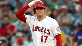 【MLB】大谷翔平、今季4度目の1試合3四球に本拠地ブーイング　記録づくめのシーズン15盗塁を記録