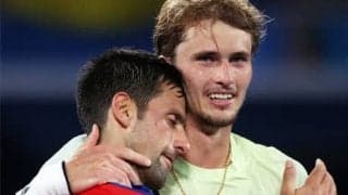 ジョコ撃破のズベレフ喜び