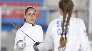 「美しい」「素敵な写真」　イタリアの女子フェンサー、夕焼けに映える横顔に反響