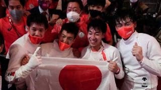 フェンシング太田雄貴が選手村で遭遇　銀メダル監督の2ショットに反応「全力応援!!」