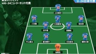【U-24日本代表プレビュー|準々決勝】不安材料は酒井宏樹が不在のSB、気をつけたいNZの高さ/vsU-24ニュージーランド代表【東京五輪】