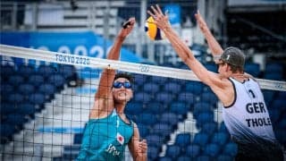 ビーチバレーボール男子　石島/白鳥組はドイツに敗れ予選グループ敗退