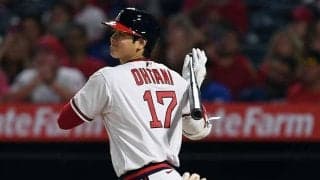 【MLB】大谷翔平、弾丸178km適時二塁打で先制　打点トップに1点差、塁上で笑顔満開