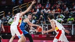 終盤までもつれた大熱戦はスペイン代表を突き放したスロベニア代表が勝利／東京オリンピック