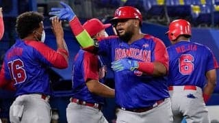 ドミニカの元巨人助っ人が韓国戦でスコアボート直撃弾、SNS仰天「ドミニカの柳田！」