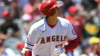 【MLB】大谷翔平、メジャー初の1試合2併殺打に本拠地ため息　打率.275、エ軍再び借金生活