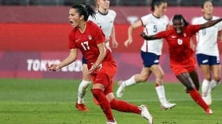 カナダがアメリカとの接戦制し初の決勝進出!　守備陣奮闘で虎の子のPK弾守り抜く《東京オリンピック》