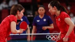 【五輪卓球】石川佳純/平野美宇ペア、貴重な1勝　息の合ったプレーで2番伊藤美誠に繋ぐ