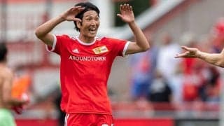 原口元気がPSMで衝撃ゴール！ 強烈ボレー叩き込みビルバオに勝利