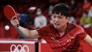 【五輪卓球】張本智和、気迫の1勝　日本、スウェーデンに王手