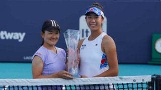 世界ランキング、大坂含むトップ勢に大きな変動なし。ダブルスの青山、柴原が自己最高の9位に