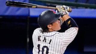 侍J甲斐拓也の劇打に「あの場面で初球からは難しい」　工藤監督も驚きの割り切り