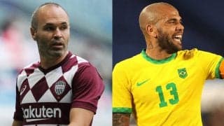 東京五輪出場中のD・アウベスがホテルからイニエスタに感謝！「プレゼントをありがとう」