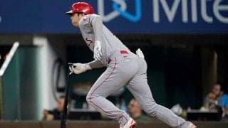 【MLB】大谷翔平、6試合ぶり今季30度目マルチ　第4打席で快足内野安打を放ちシーズン100安打