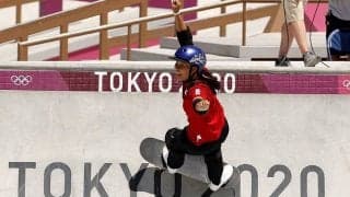 19歳四十住さくらが金！　12歳・開心那が史上最年少で銀メダル獲得…スケボー女子パーク