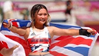 スケボー銅のブラウン「ヤバい」　宮崎生まれ13歳の日本語インタが「可愛い」と話題