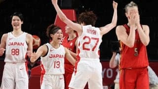 残り16秒で林咲希の逆転3ポイントが炸裂！　日本がベルギーを破り、史上初の準決勝へ／東京オリンピック