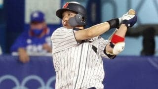 侍J山田哲人、決めていた初球打ち　殊勲の走者一掃打は「真っ直ぐ仕留めるつもりで」