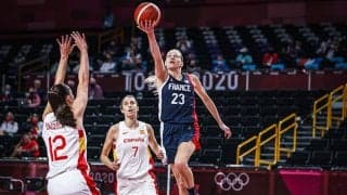 4Qでスペインに逆転を許すも最後はフランスが3点差で逃げ切り／東京オリンピック