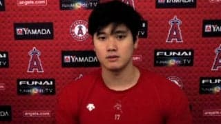 【MLB】大谷翔平、親指負傷は「iPad見ていた」　スラ球速UP「患部の感じいい」6勝目一問一答