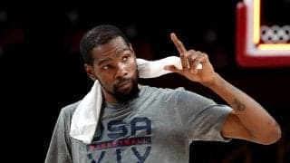 アメリカを引っ張るデュラントが決勝戦に向けて「守備でゲームプランを遂行すること」