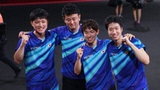 卓球日本男子、2大会連続のメダル獲得　「最高の後輩たちに恵まれた」水谷隼、有終の美