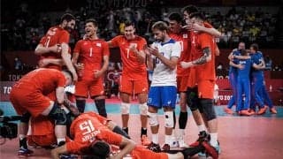 東京2020オリンピック　男子準決勝　ROCとフランスが決勝進出