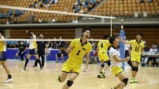 インターハイ男子　鎮西がフルセットを制し逆転優勝