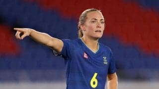 決勝でチェルシーのチームメイトと対戦することになったスウェーデン女子代表DFエリクソン「実現しちゃった」