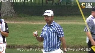 【動画】松山英樹、4番でチップインバーディなど「69」を記録