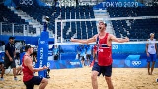 東京2020オリンピック　ビーチバレーボール男子　ノルウェー代表が初の金メダル