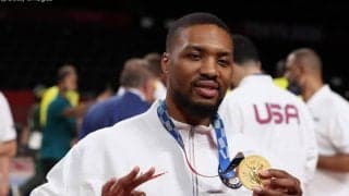 初の国際大会で金メダルを手にしたリラード「最高の気分。この場にいられて光栄だ」