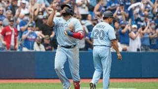 【MLB】ゲレーロJr.、曲芸打ち35号2ラン　大谷翔平に2本差迫る、87打点はトップ独走