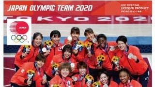 女子バスケ日本代表銀メダル記念！ 東京2020公式フレーム切手