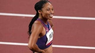 帰宅した米陸上女王フェリックス　待っていた2歳娘の歓迎が米話題「可愛い再会を見て」