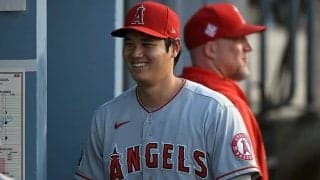 【MLB】大谷翔平の“ニセモノ”登場に球団OBも大爆笑　デカい顔の粗い変身姿に「ハハハッ!!」