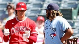 【MLB】大谷翔平、6回好機の敬遠四球にブーイング　二盗から生還、ゲレーロJr.と直接対決